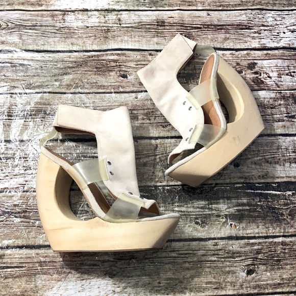 Jeffrey Campbell Shoes - Jeffry Campbell Roque Suede Platform Sandal